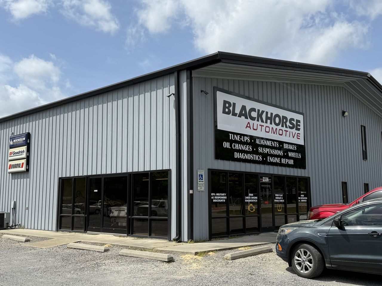 Blackhorse Automotive storefront in Ahoskie, NC